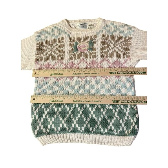 Vintage Shenanigans Sweater Womens M Used Knitted by Hand - Picture 11 of 16